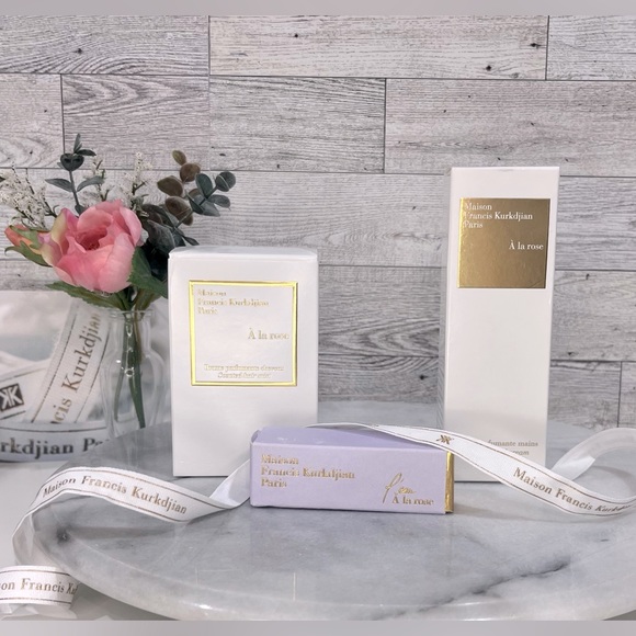 SOLD! Maison Francis Kurkdjian À la rose 3 piece bundle - Picture 2 of 11